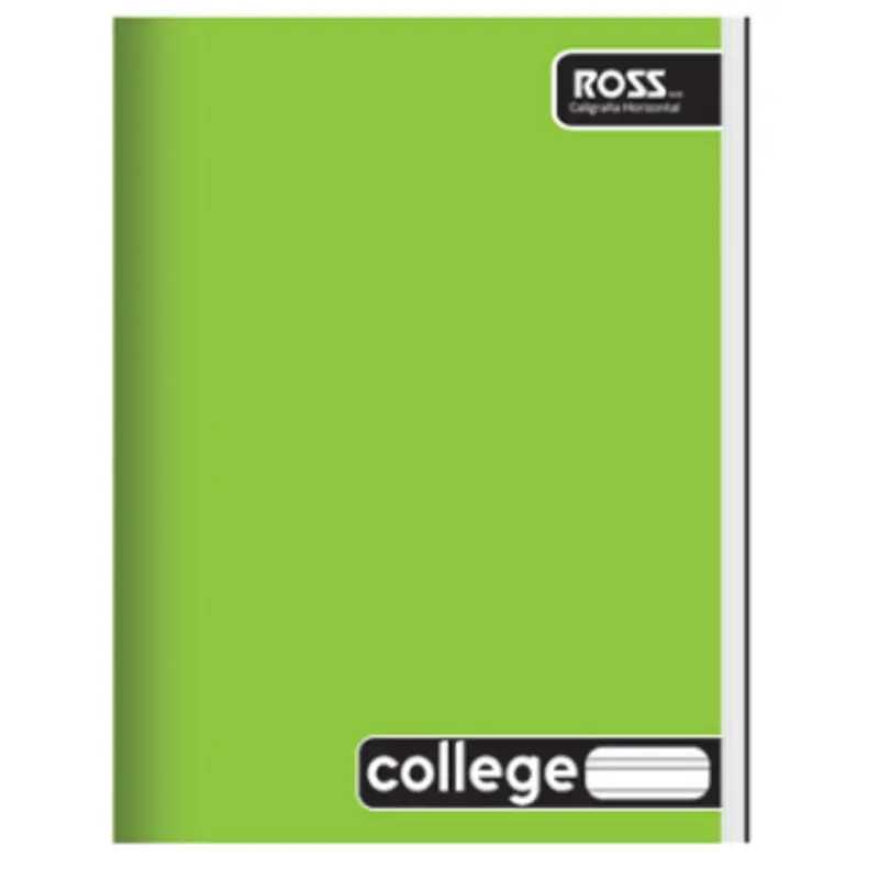 Cuaderno Ross College Liso 80Hj Cal Vertical