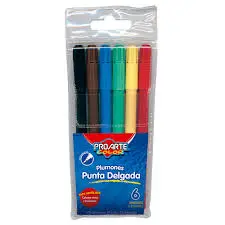 PLUMON PROARTE 6col PUNTA DELGADA