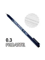 PLUMON PROARTE FT 700 0.3 NEGRO P/DIBUJO