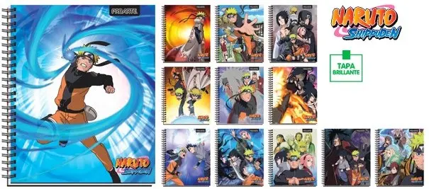 Cuaderno Univ ProArte Ted/Ed Naruto Shipp 100 Hj 7mm