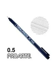 PLUMON PROARTE FT 700 0.5 NEGRO P/DIBUJO