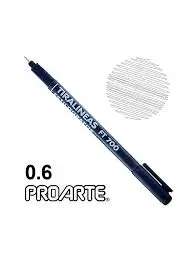 PLUMON PROARTE FT 700 0.6 NEGRO P/DIBUJO