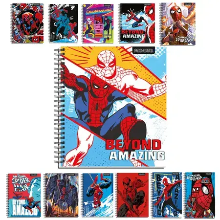 Cuaderno Univ ProArte Ted/Ed Spiderman 100Hj 7mm