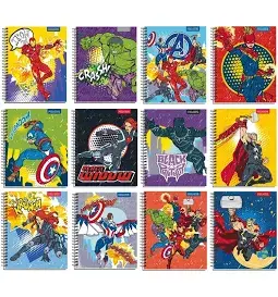 Cuaderno Univ ProArte Ted/Ed Super Héroes 100Hj 7mm