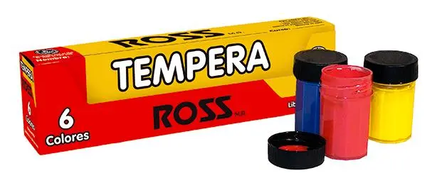 TEMPERA ROSS 6 COL.FCO.15cc