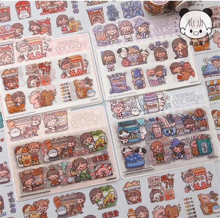 Stickers Adhesivo Dodojam 10 Piezas 2 Modelos