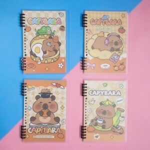 Libreta Capybara Naranja, 60 Hojas Grande