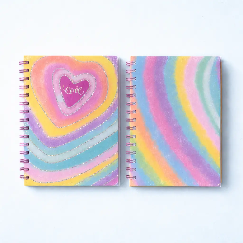 Libreta de corazon tapa dura