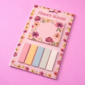 Set de Nota Adhesiva Flower World