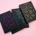 Libreta negra grande gatuna