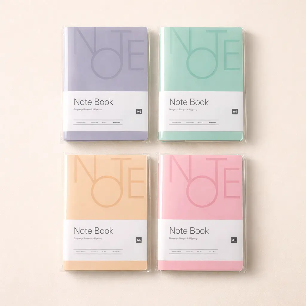 Libreta Lineal Colores Pastel