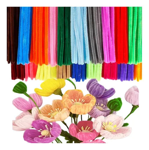 Limpiapipas Color Flúor Set de 100 Piezas 