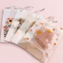 Bolsa de Regalo Transparente Flores Vintage