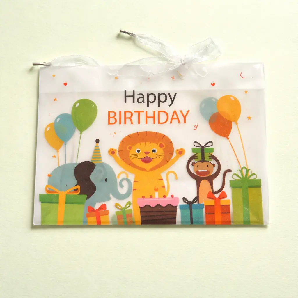 Bolsa Transparente Cumpleaños