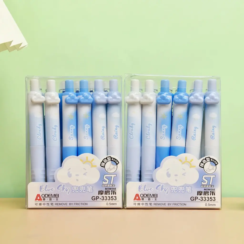 Caja de Lápiz Tinta Gel Nube