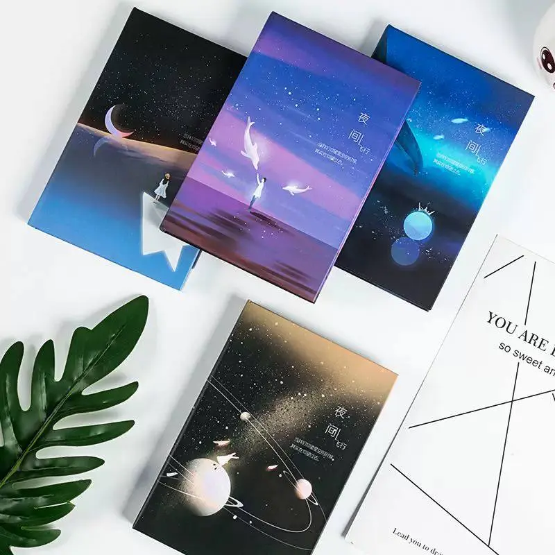 Libreta Paisajes de Cielo Hojas Coloridas 