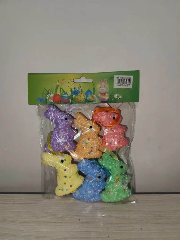 Bolsa de Conejitos de Pascua decorativos