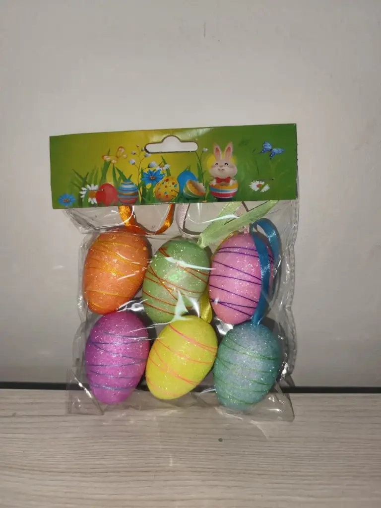 Bolsa de Huevitos de Pascua con cinta