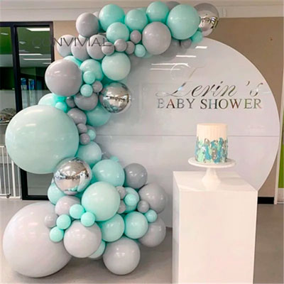 Arco de Globos Celeste 136 piezas - Kit de Globos