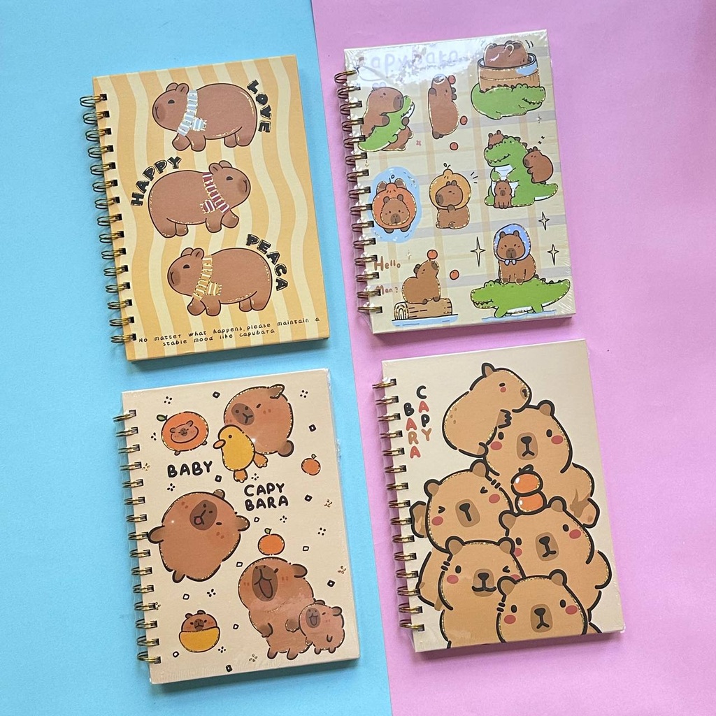 Libreta Argollada de Capybara Lineal
