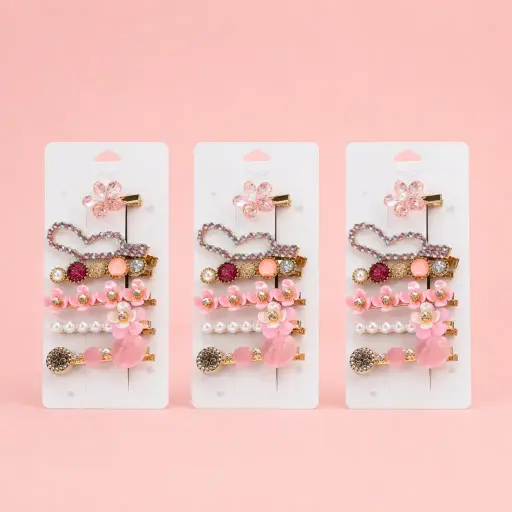 [EE25-2186] Set de 6 Pinches Sakura Elegante 