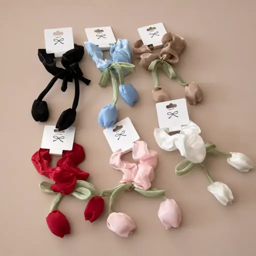[EE25-2211] Cole scrunchie tulipanes 2211