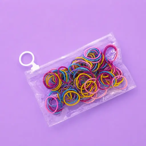 [EE25-2393] Set de 100 elásticos coloridos 2393