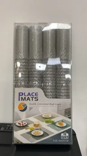 [EPT25-948] Set Individuales x4 Plateado