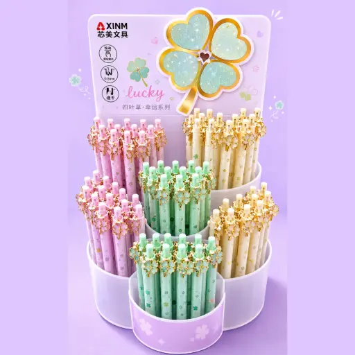 [EE26-1847] Lápiz Gel Trébol Pastel