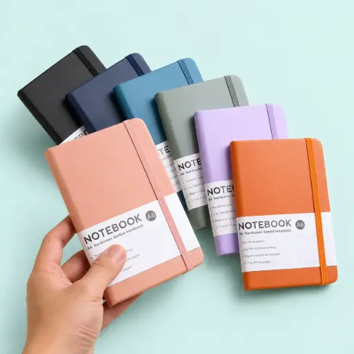 [EE26-342] Libreta A6 Tapa Dura Colores Minimalista