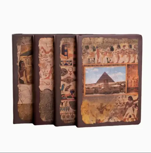[EE26-1716] Libreta Vintage Arte Egipcio Antiguo 