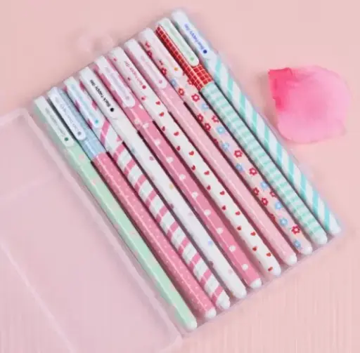 [EE26-1740] Set 10 Lápices Diseños Pastel