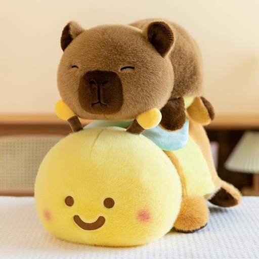 [EE24-1326] Peluche de Felpa Capybara en Abejita