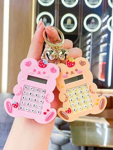 [EE23-8091] Mini Calculadora Oso + juego laberinto 4 diseños