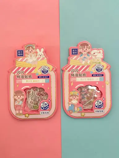 [EE23-6749] Set Stickers de Papel en Botella 20 Diseños