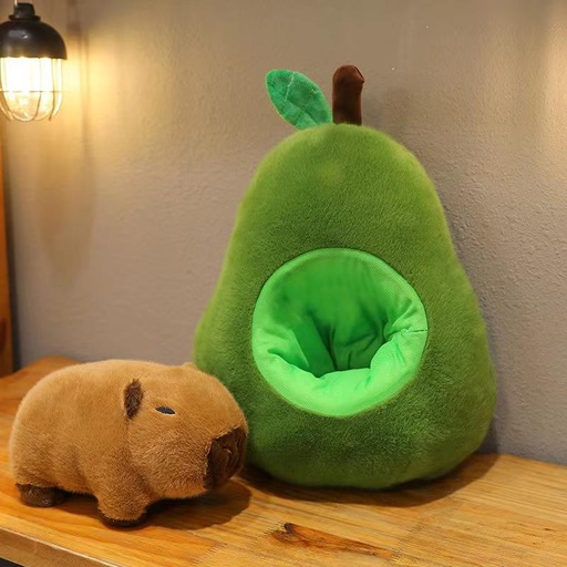 [CAR24-1650] Peluche Capybara en Palta Mediano