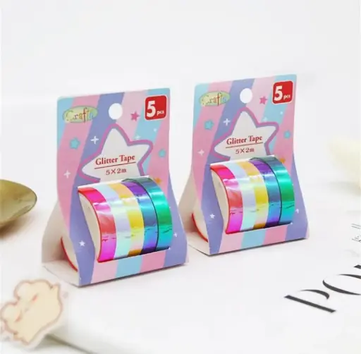 [EE22-1871] Cinta washi tape Glitter