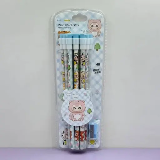 [EE25-410]  Set de Lápices de Grafito 12PCS Baby Three