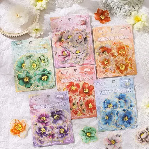 [EE25-750] Stickers de Flores Toques delicados