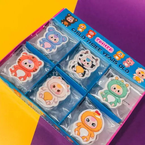 [EE25-708] Mini Goma Baby Three Pequeña, tierna y práctica