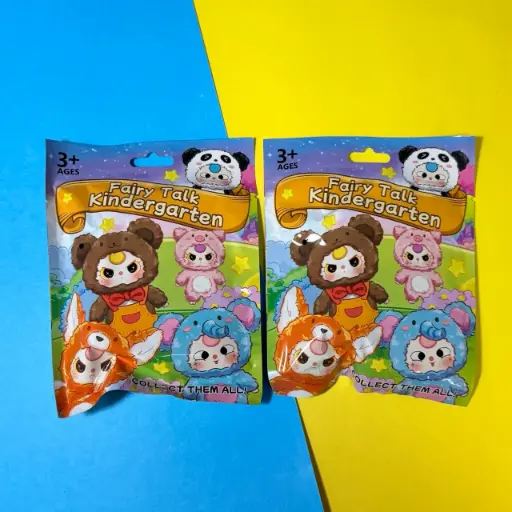[EE25-469] Bolsita Sorpresa Baby Three 3 Tarjetas Llavero 