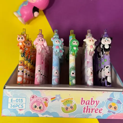 [EE25-529] Lápiz de Gel Baby Three Tinta Azul