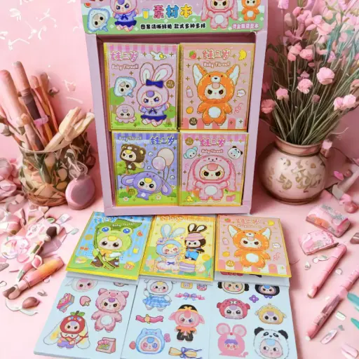 [EE25-525] Libreta de Stickers Baby Three