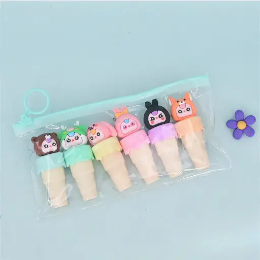 [EE25-520] Set de Destacadores Baby Three 6 Colores 