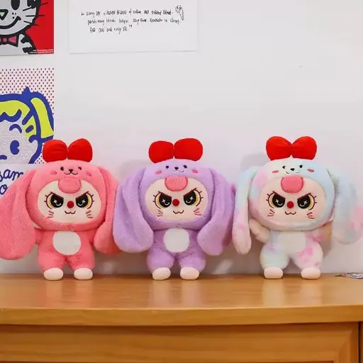 [EE25-454] Peluche Baby Three Suavidad en tonos pastel
