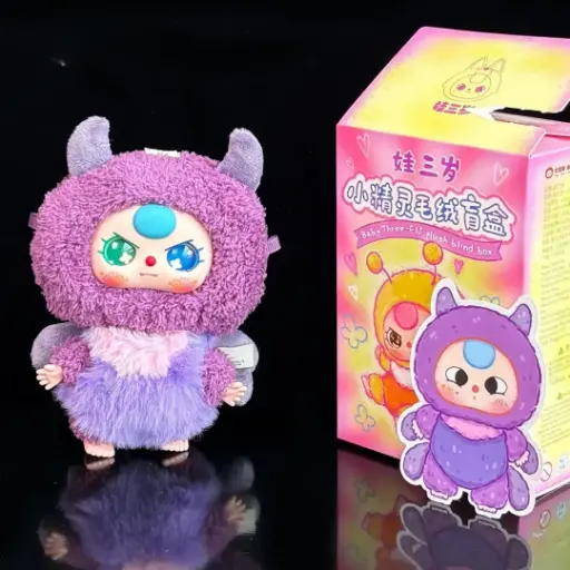 [EE25-457] Cajita Sorpresa Baby Three con moñito