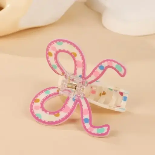 [EE25-997] Pinche de Cabello Mariposa Colorida