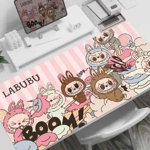 [EE24-2064A] Mousepad La Bubu Alfombrilla de Ratón Grande y Kawaii