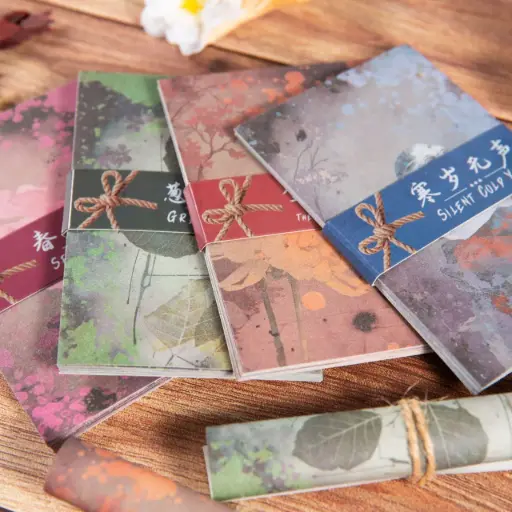 [EE25-1461] Hojas de Papel de Colores Vintage