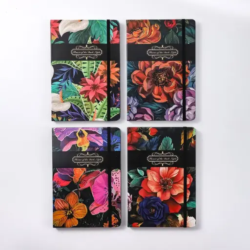 [EE25-1767] Libreta colores amarillos de Flores